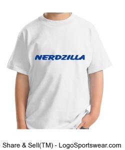 NERDZILLA Tee Shirt Design Zoom